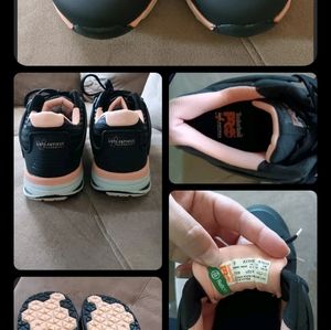 Women's Timberland Pro Alloy Toe Shoes Sneakers Size 9 US/40 EU Black Pink